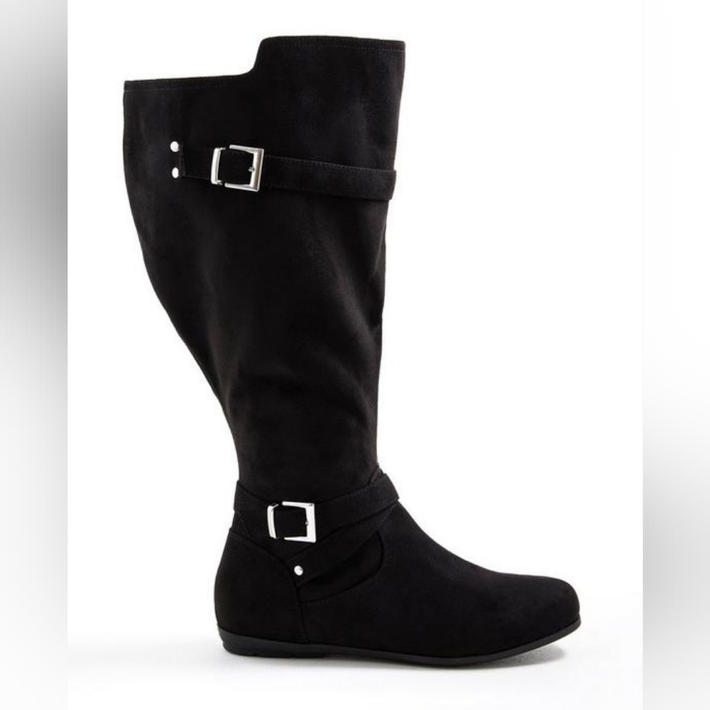 Torrid Black Boots Size 6.5WW